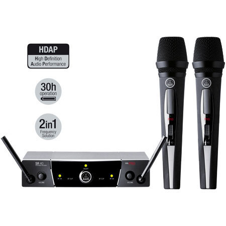 AKG WMS 40 Dual Vocal Wireless System