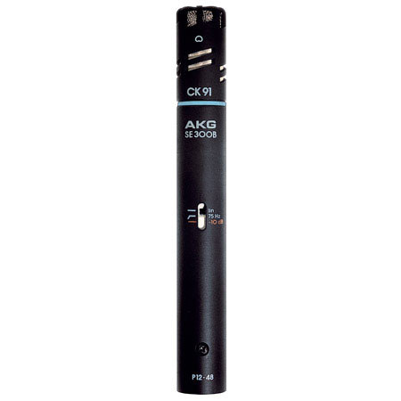 AKG Blue Line Series Microphone Kit, Includes SE300B Powering Output Module and CK91 Cardioid Capsule