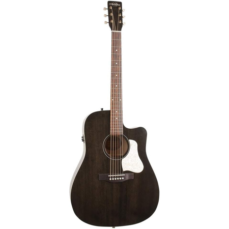 Art & Lutherie Americana Cutaway Q1T Acoustic Electric Guitar, Rosewood Fingerboard, Faded Black