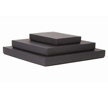 Tap Premium Print Boxes, 7.5x5.5x1", Eclipse Black