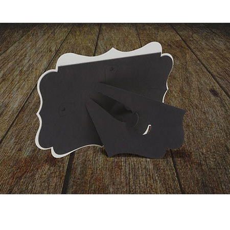 TAP Chic Easel Stylish Diecut Frame, f/a 5x7" Photo, Pack of 100 Color: Grey