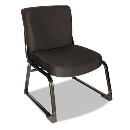 Alera CP310 Plus XL Series Big & Mid-Back Guest Chair, Black