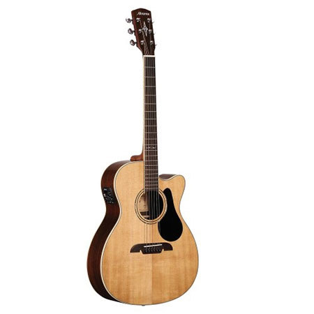 Alvarez Artist 70 Series Folk Electric-Acoustic Guitar with Cutaway, Natural