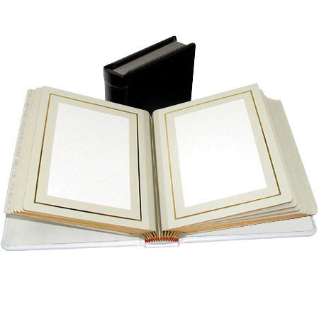 Classic Princess Album, Black,36-5x7in, Off White Pgs