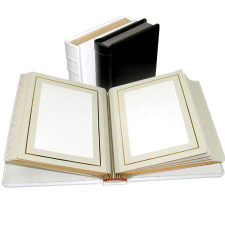Adorama Photo Album w/18 Wht Pgs f/36 8x10" Prints, Wht