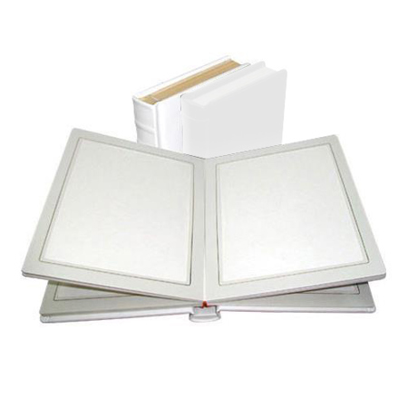 Adorama Pro Photo Album, White Cover, 24-5x7in Prints