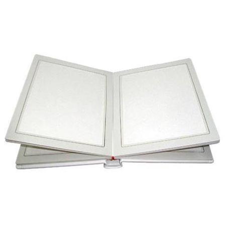 Adorama Pro Photo Album, Wht Cover, 36-5x7in, OffWh Pgs