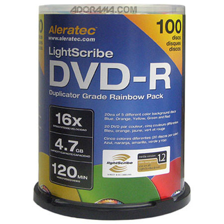 Aleratec DVD-R 16x LightScribe V1.2 Duplicator Grade