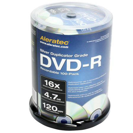 Aleratec Silver Duplicator 16x DVD-R Recordable 600-Pk