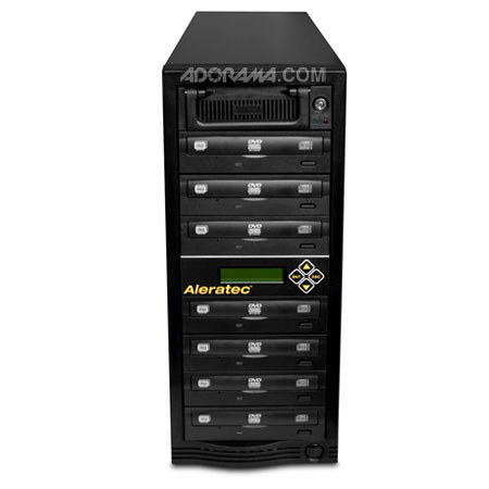 Aleratec 1:7 DVD/CD Copy Tower Pro HS Duplicator, Black