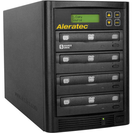 Aleratec 1:3 DVD/CD Copy Tower Stand-Alone Duplicator
