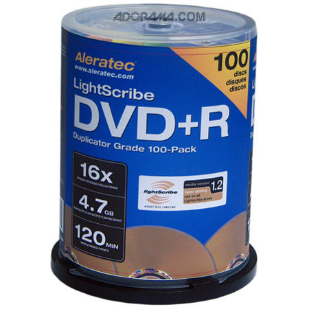Aleratec DVD+R 16x V1.2 Duplicator Grade Media