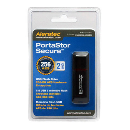 Aleratec Portastor Secure 2GB AES USB Flash Drive