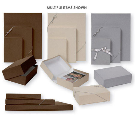 TAP Earthenware Collection Archival Boxes, Holds 8x10x1" Prints, Color: Slate.