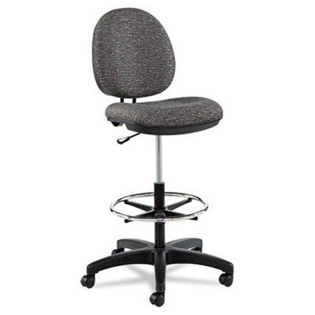 Alera IN4641 Interval Series Swivel Task Stool with Casters, Gray