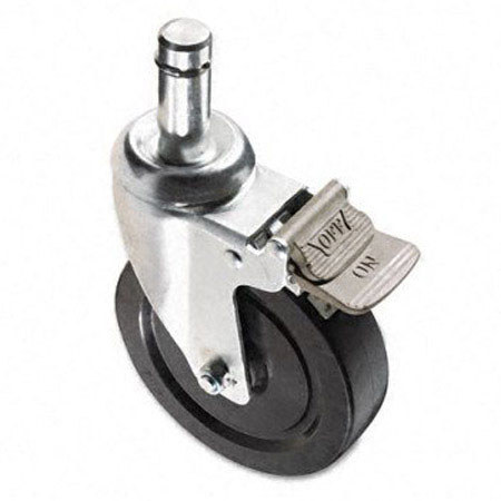 Alera Optional Casters for Wire Shelving, 600lbs/Caster, 4 Set, Gray