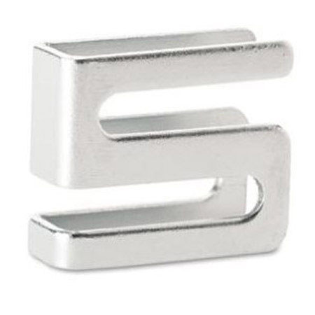 Alera Metal Wire Shelving S Hooks, 4 Hooks/Pack, Silver