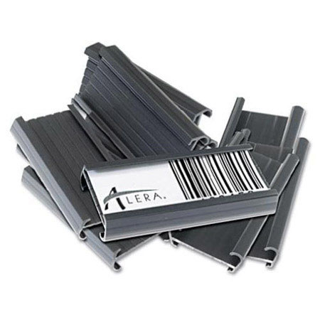Alera 3" Long Wire Shelving Shelf Tag, 10/Pack, Gray