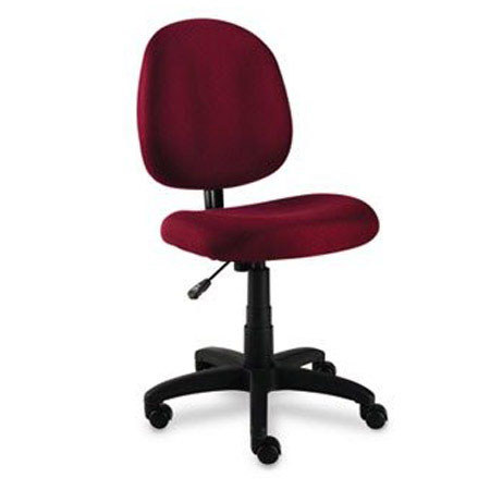 Alera Essentia Series Swivel Task Chair, Acrylic, Burgundy