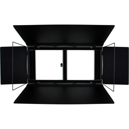 Aladdin Barn Doors2 with Frame and Diffuser for 24x12" Bi-Flex2 Panel Light