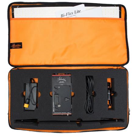 Aladdin Bi-Flex 2 Bi-Color LED Panel Kit with Gold Mount and Case