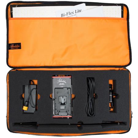 Aladdin Bi-Flex 2 Bi-Color LED Panel Kit with V-Mount and Case
