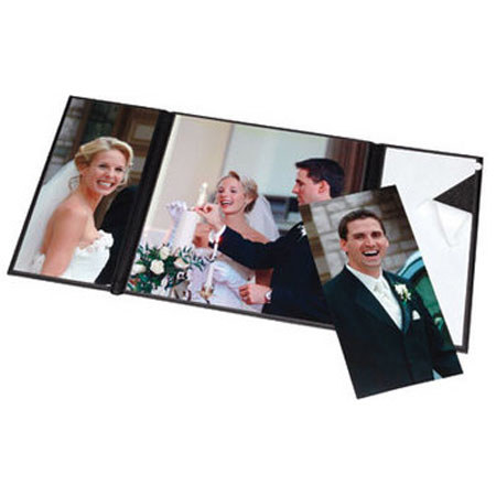 Flora Superior Folio w/Bonded Cover, 3-10x10in Photo,Bk