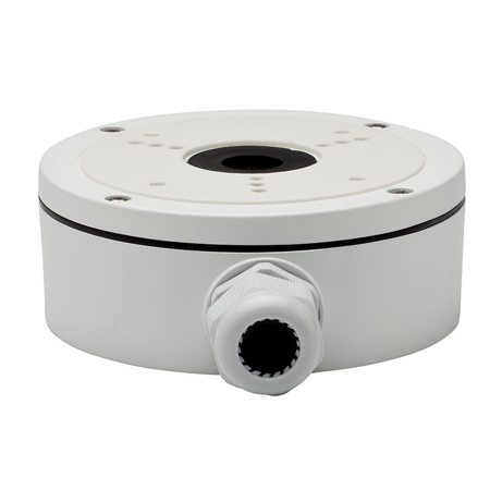 Alibi Round Junction Box for ALI-IPU/ALI-BC Series Varifocal Security Cameras