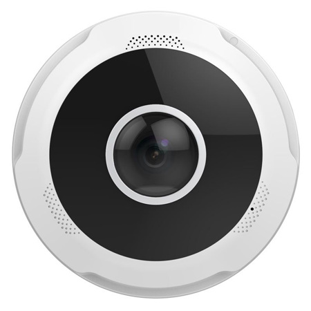 Alibi HNC512-A-0 12MP Ultra-HD 33' IR Day & Night Indoor/Outdoor IP Fisheye Dome Camera with 1.8mm f/2.4 Lens