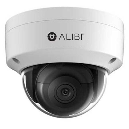Alibi 6MP Day & Night Outdoor IP Dome Camera with 2.8mm Lens, White