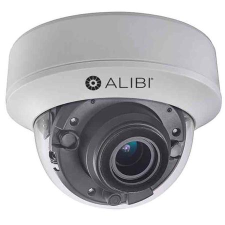 Alibi 5.0MP HD-TVI Indoor Dome Security Camera, 100' IR, White