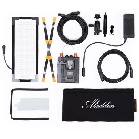 Aladdin Micro Bi-Flex M3 30W Bi-Color LED Panel with V-Mount Plate & Soft Case