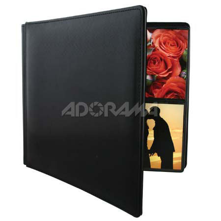 Adorama 5x5in Post Bound Preview Proof Album, 25 Pg, Bk