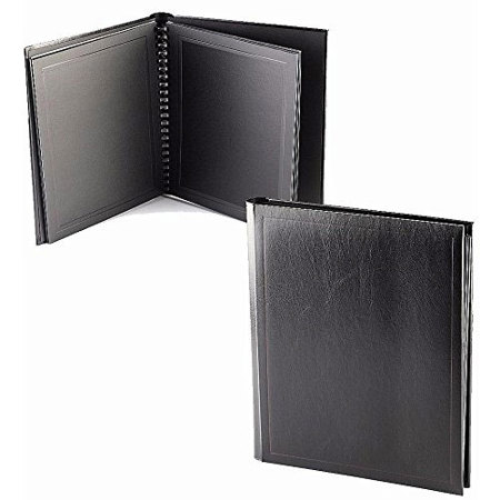 TAP Parade 4x6" Slip-In Photo Album, 10 Pages, Black/Black