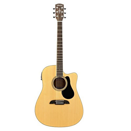 Alvarez Regent 26 Dreadnought Acoustic Electric Guitar w/Deluxe Gig Bag, Natural
