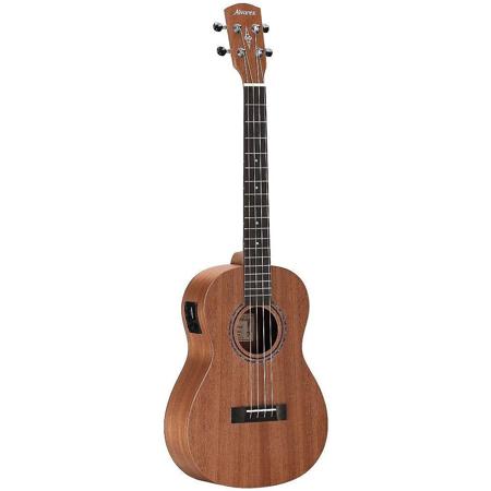 Alvarez Regent RU22BE Baritone Acoustic Electric Ukulele, Natural Satin