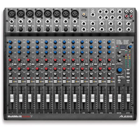 Alesis MultiMix 16 USB2.0 16 Channel Sound Mixer