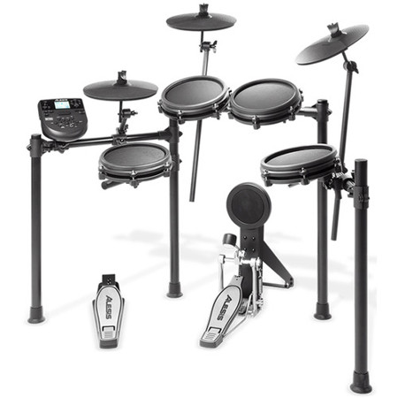 Alesis Nitro Mesh 8-Piece Electronic Drum Kit with Heads and Kick Pedal