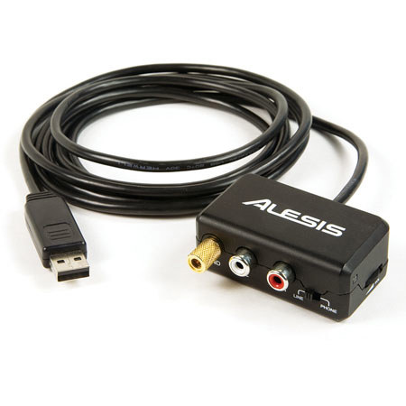 Alesis PhonoLink Stereo RCA-to-USB Cable Interface