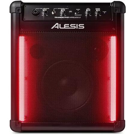 Alesis TransActive Wireless 2 8" 50W Powered Speaker with Mic, LED Light, Single