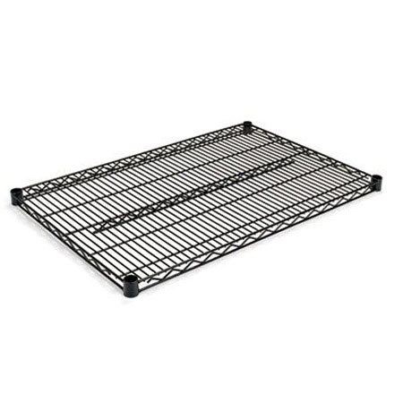 Alera Industrial Wire Shelving Extra Wire Shelves, 2 Shelves / Carton, Black