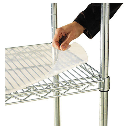 Alera Plastic Shelf Liners for Wire Shelving - 36W x 24D, 4 Pack, Clear