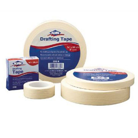 Alvin Drafting Tapes, 10-Yard 1.5" Core 3/4".