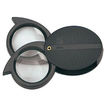 Alvin 7778B 5x Pocket Magnifier Color: Black.