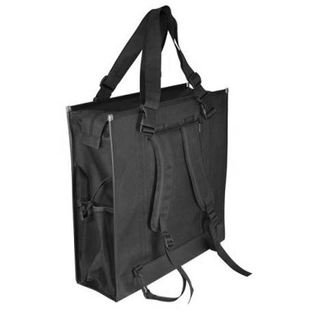 Alvin Prestige Backpack Easel Bag, 17.75" x 17.75" x 6", Color: Black.