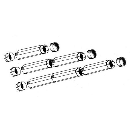 Alvin Axel 29in Expandable Plastic Tube, 4.5 inch ID