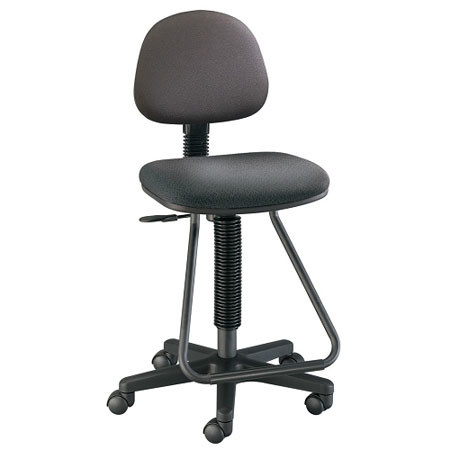 Alvin Studio Artist/Drafting Chair, Black