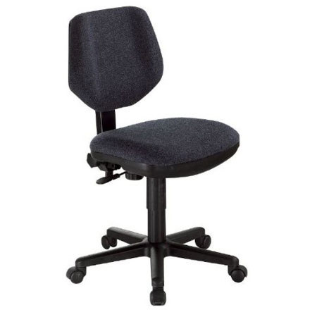 Alvin Comfort Classic Deluxe Task Office Height Chair, Black