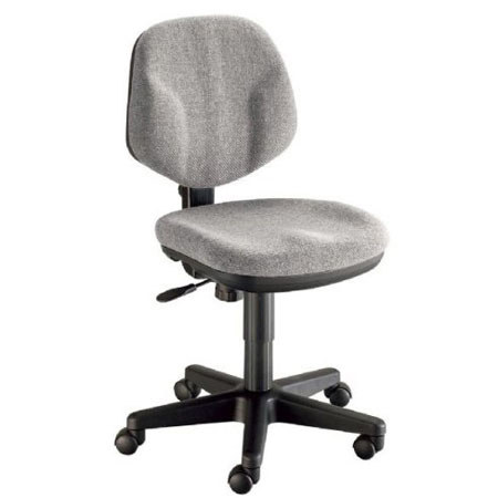 Alvin Comfort Classic Deluxe Task Office Height Chair, Medium Gray