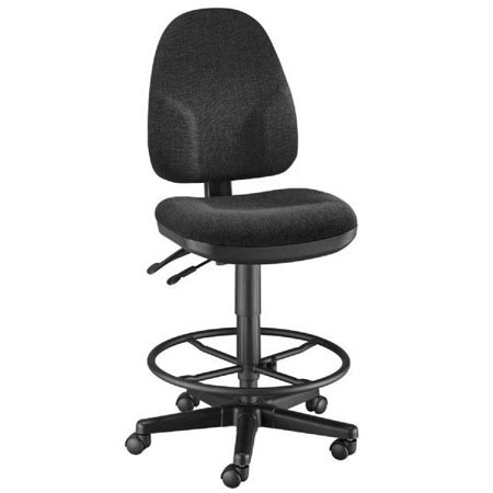 Alvin Monarch High Back Drafting Height Chair with CK49 Height Extension Kit